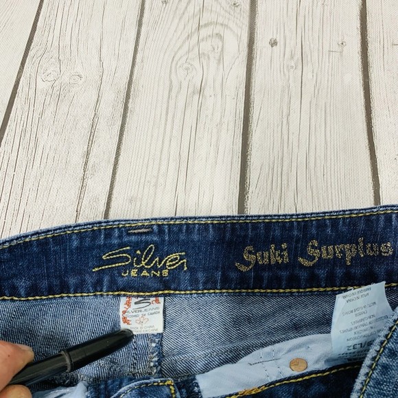 Womens Silver Jeans SUKI Surplus Denim Boot Cut Size W 29 L 32 - Picture 7 of 9